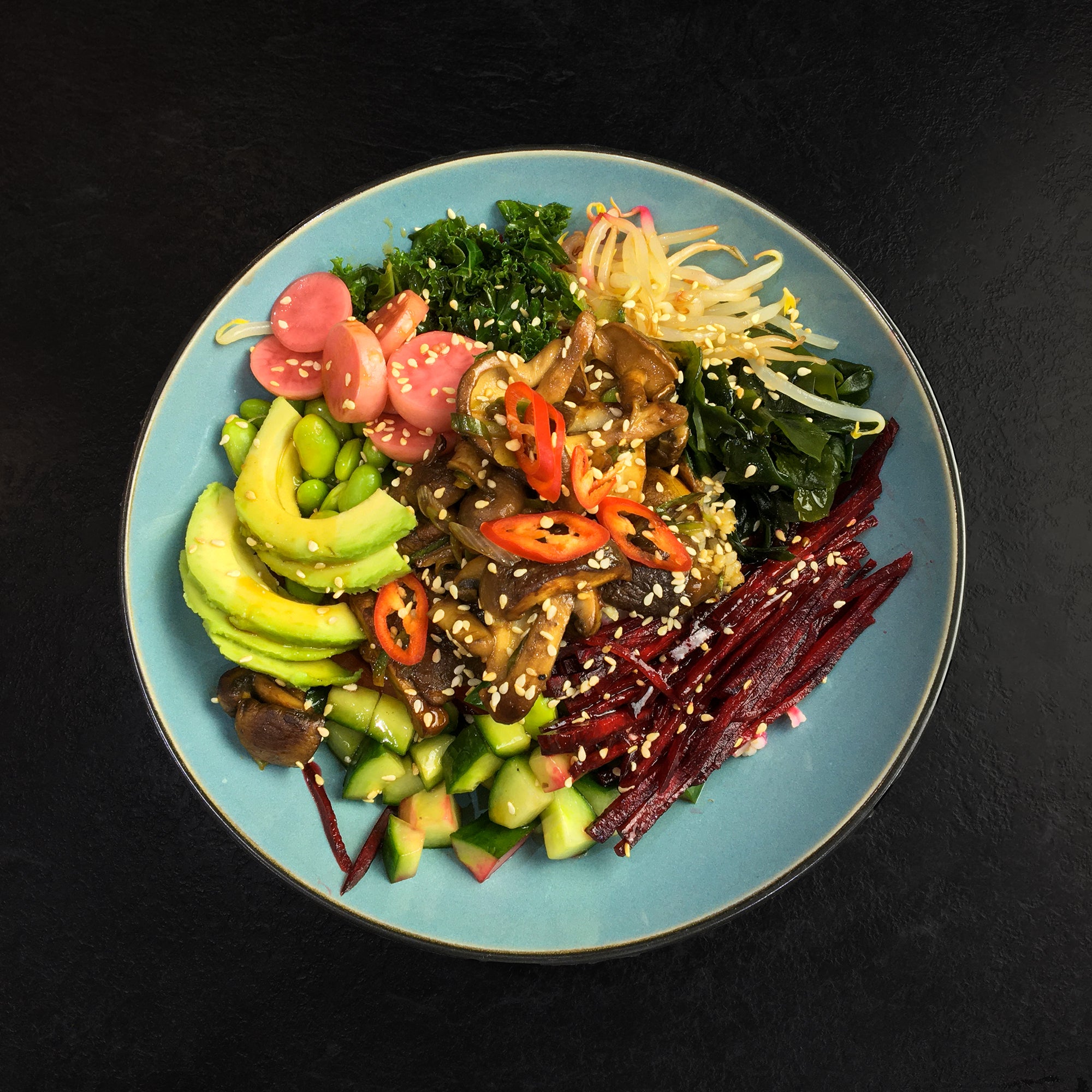 Miso Mushroom Poke Bowl  &ndash; Somerset Foodie