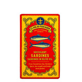 El Viejo Pescador succulent sardine can with attractive red and yellow packaging