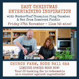 Friday 27th November 11am Ping and Ben - Cooking Demo