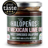 Halopenos The Mexican Lime One - Sweet Shredded Jalapenos 200g