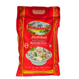 5kg Bag of Himalaya River Extra Long Grain Basmati Rice on a white backgroud