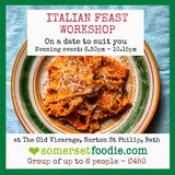 Italian Cookery workshop with Ben from Somerset Foodie