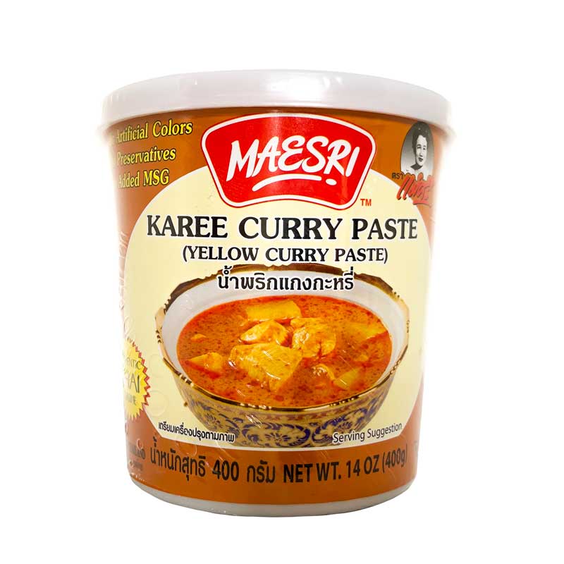 Maesri Karee Curry Paste Yellow Curry Paste 400g