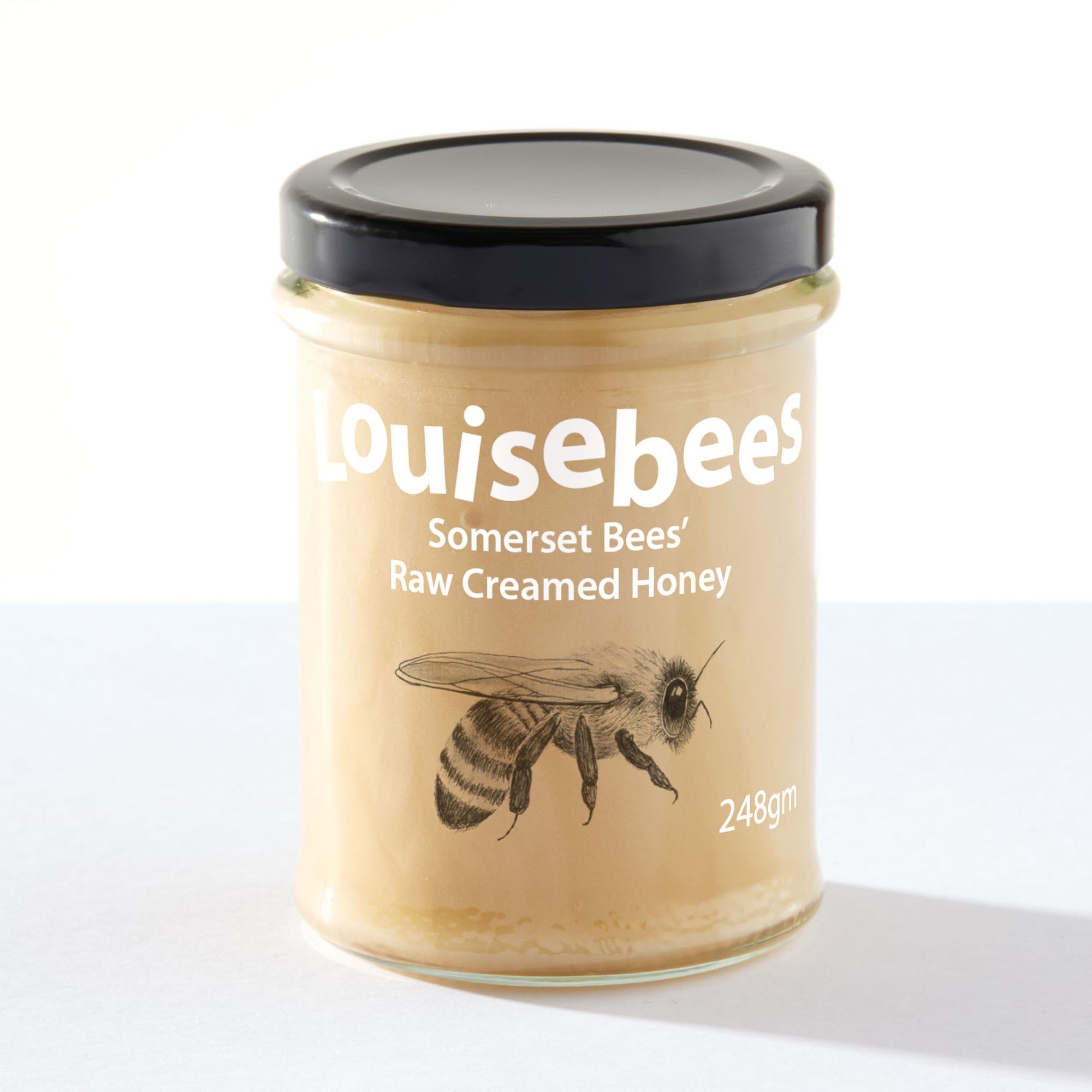 Somerset Bees Raw Creamed Honey - Louise Bees 240g