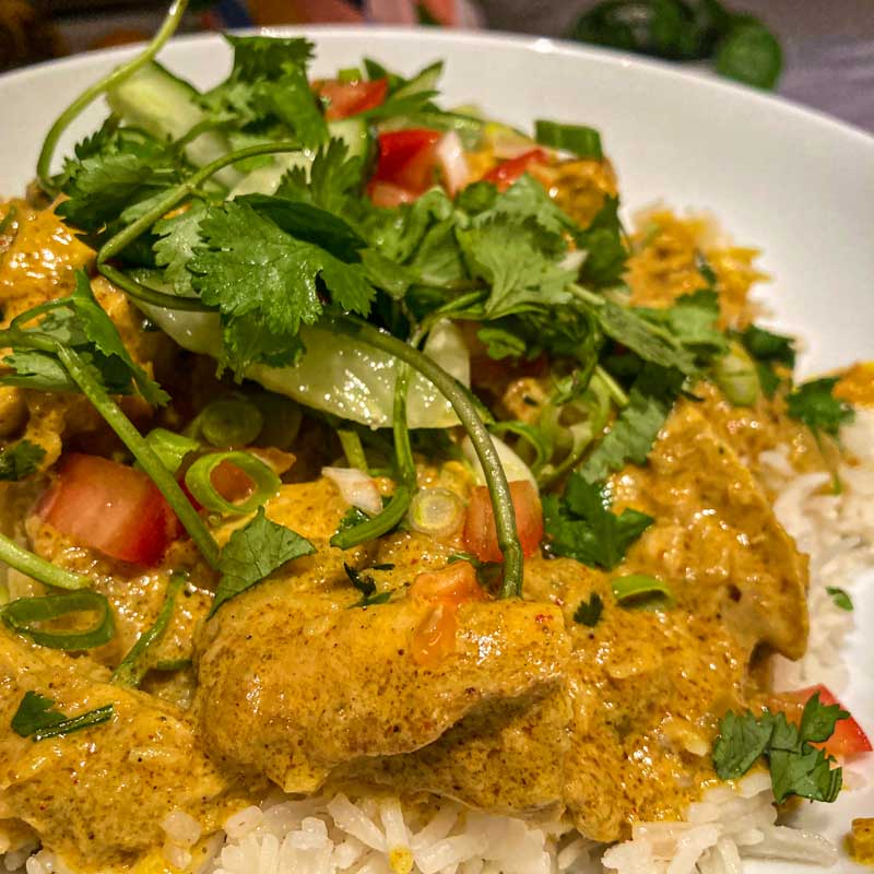 Chicken or Turkey Rendang Recipe - Somerset Foodie Ben Tollworthy