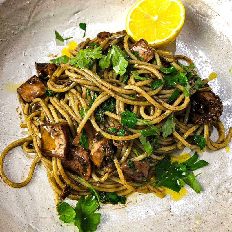 Squid Ink Spaghetti - Somerset Foodie