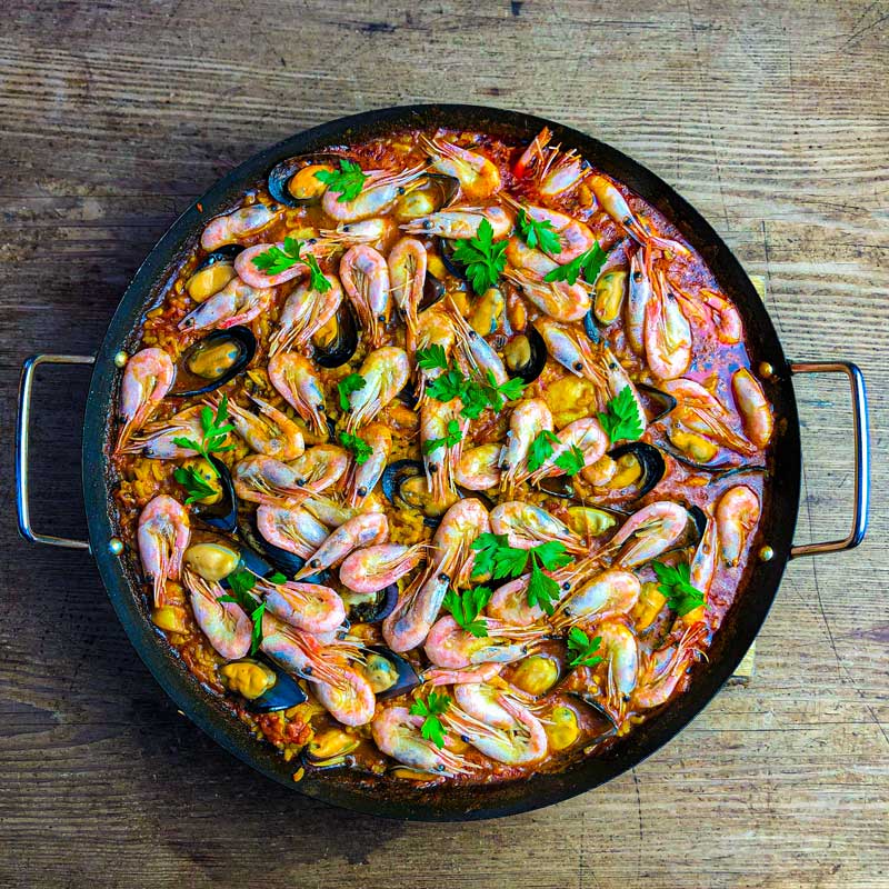 Somerset Foodie Recipe for Seafood Paella