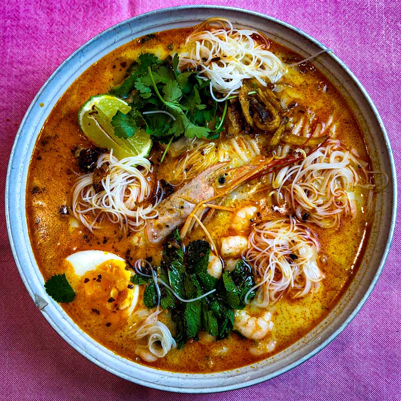 Traditional Malaysian Laksa