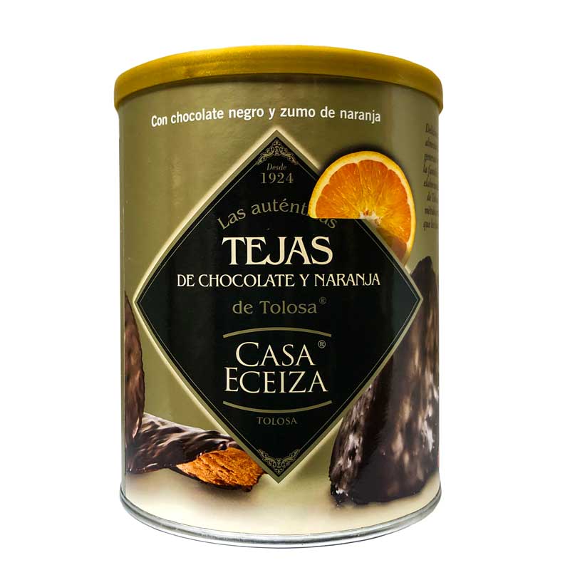 Casa Eceiza Tejas Chocolate Orange Almond Biscuits