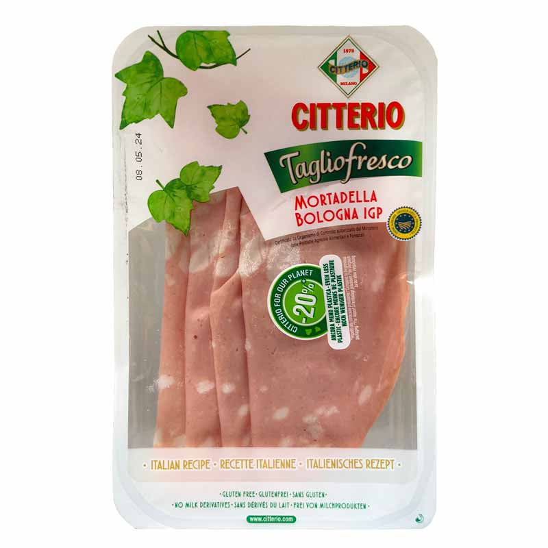 Cittero Sliced Mortadello Bologna IGP, 70g