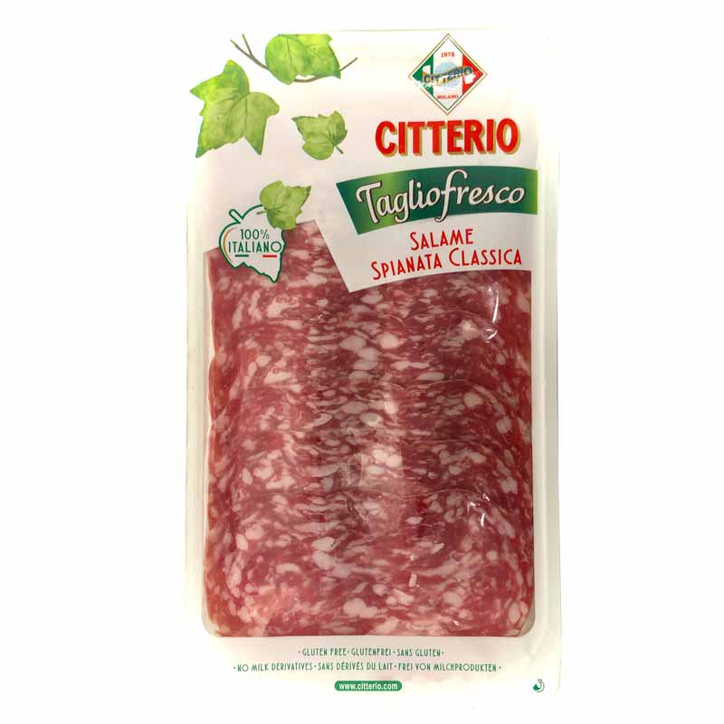 Citterio Sliced Salami Spianata, 70g