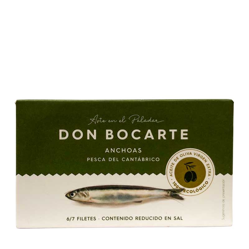 Don Bocarte Organic Cantabrian Anchovy Fillets 48g