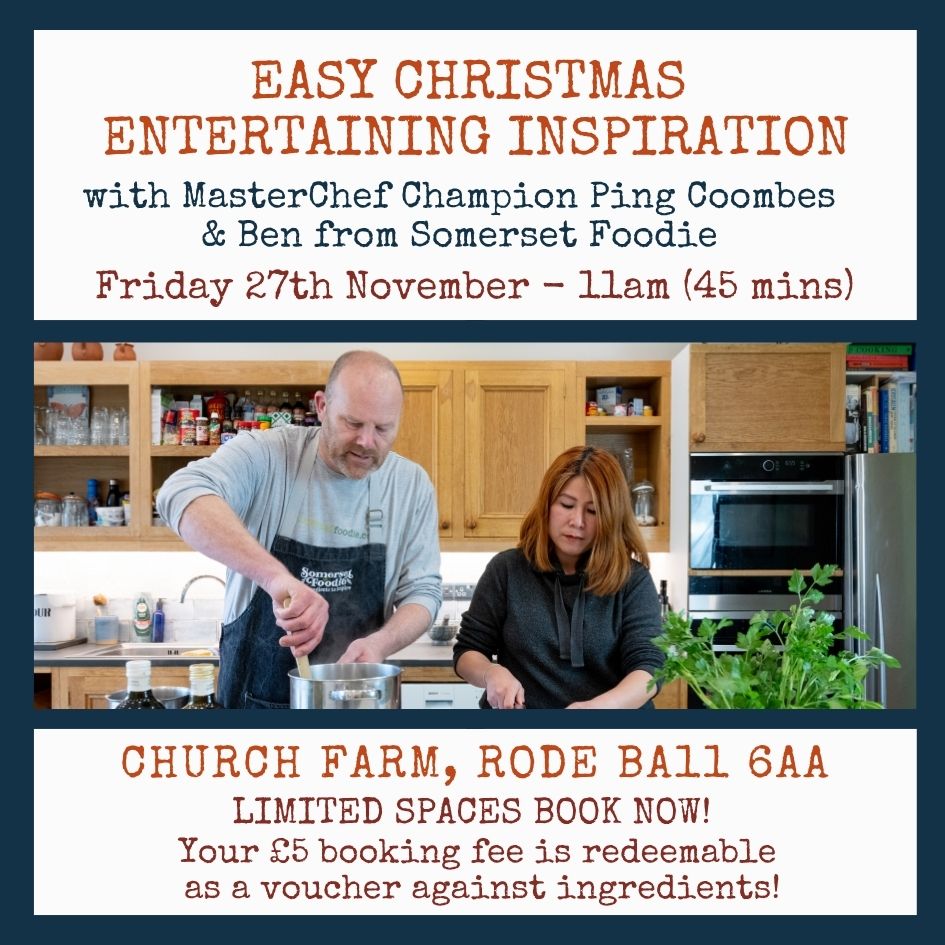 Friday 27th November 11am Ping and Ben - Cooking Demo