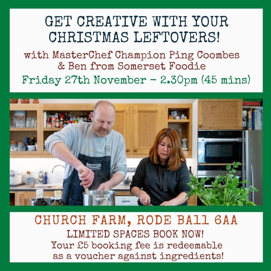 Friday 27th November 2.30pm Ping and Ben - Cooking Demo