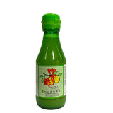 A 150ml bottle of Japanese Yuzu Juice from the Kishida Shokai Company with a green cap on a white background.