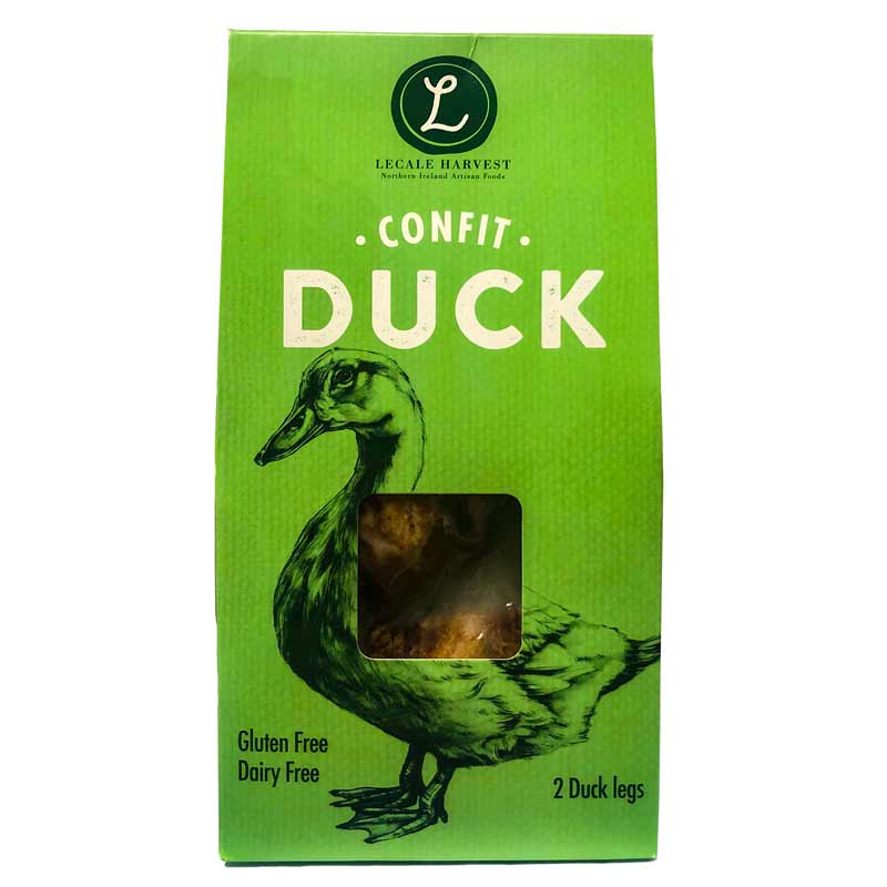 Lecale Harvest Confit Duck Legs, 2pcs