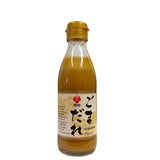 A 200ml bottle of Morita Gomadare Sesame dressing with Japanese style label on a white background.