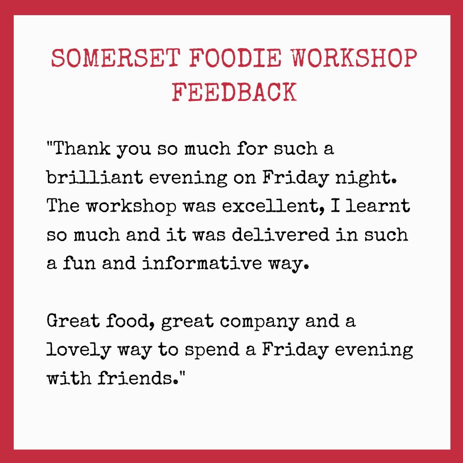 £75 GIFT VOUCHER - Somerset Foodie Workshops 2026
