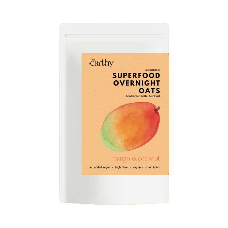 The Earthy Mango & Coconut Overnight Oats, 70g