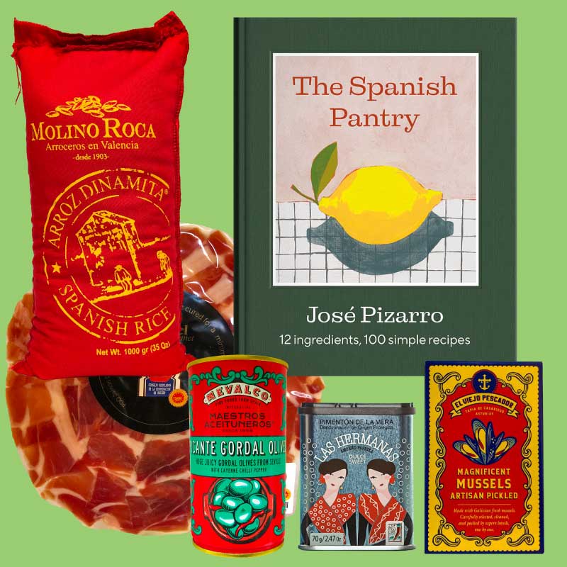José Pizarro The Spanish Pantry Recipe Book and Ingredients Set