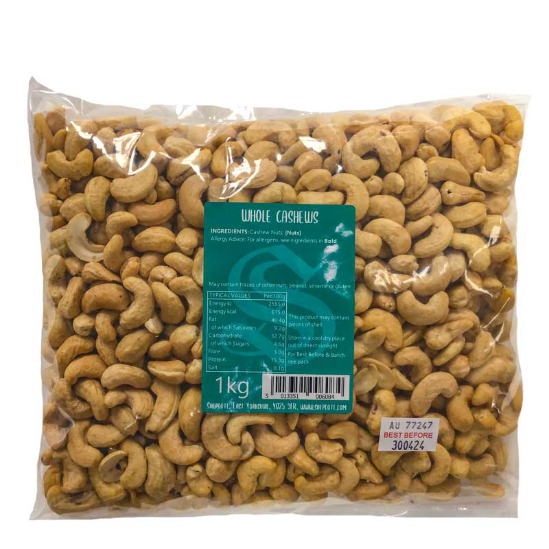 Whole Cashew Nuts 1kg