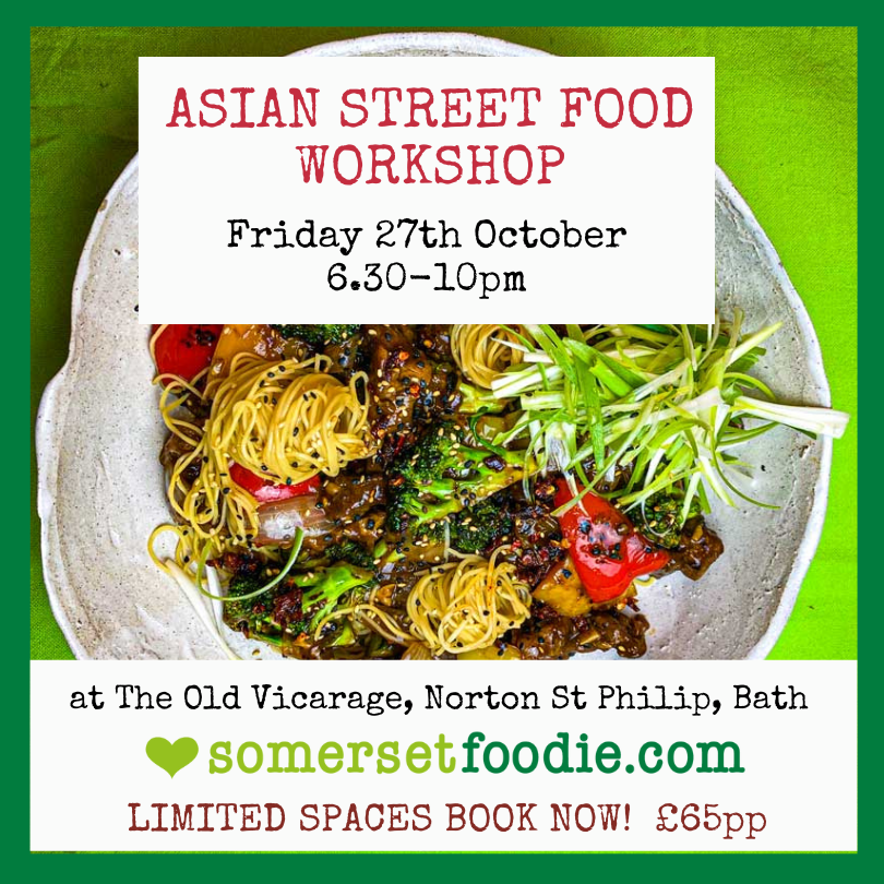 Asian Street Food Workshop, Friday 27th October 2023 6.30-10pm