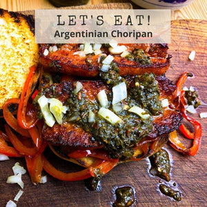 Make Argentinian Choripan recipe - Somerset Foode - soft cooking chorizo, Ben Tollworthy UK mail order, shop online for ingredients