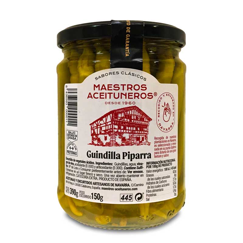 Basque Guindilla Piparras Peppers, 390g