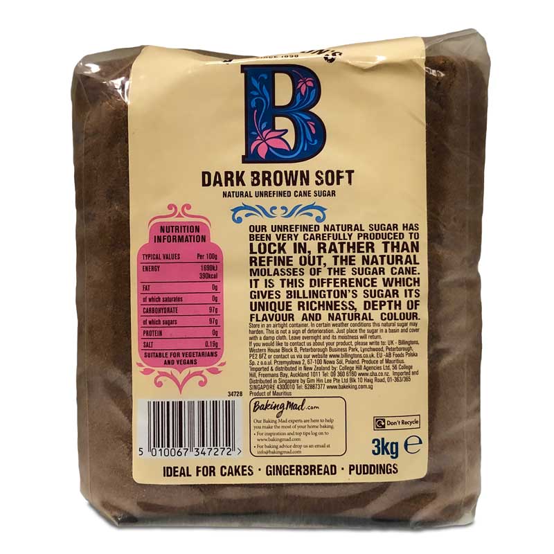 Dark Soft Brown Sugar, 3kg