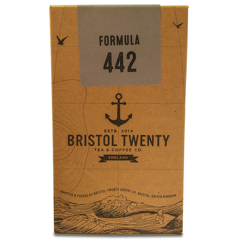 Bristol Twenty Coffee Formula 442 Organic, 500g Ground