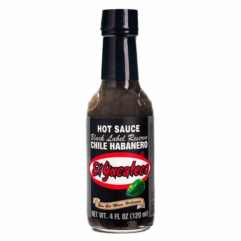 El Yucateco Black Habanero Chilli Sauce 120ml