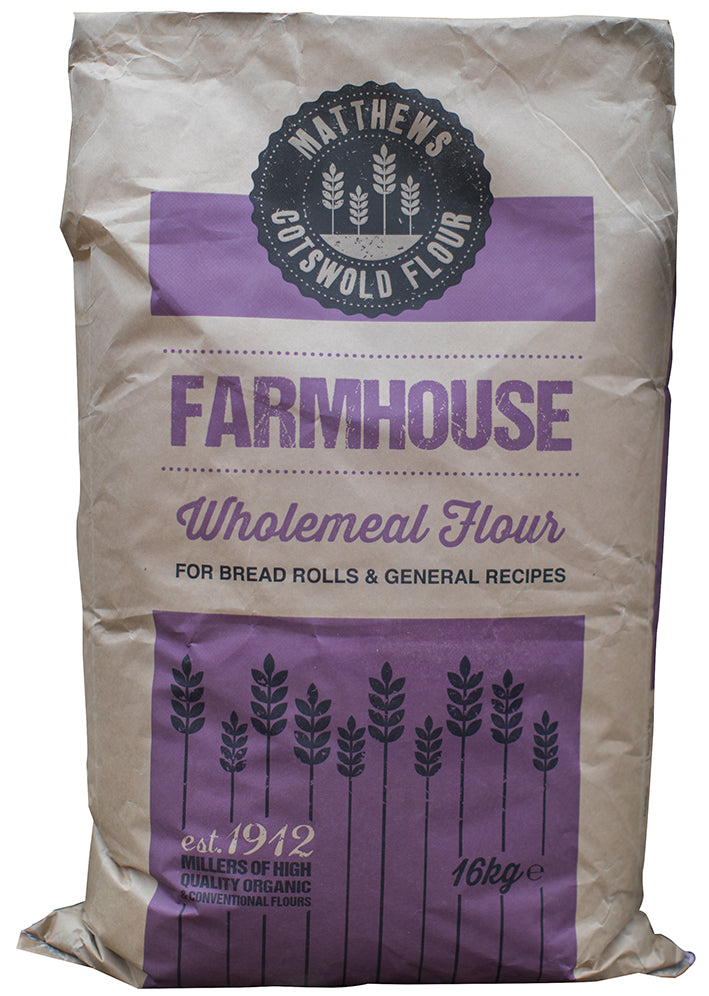 Matthews Farmhouse Wholemeal Bread Flour, 16kg
