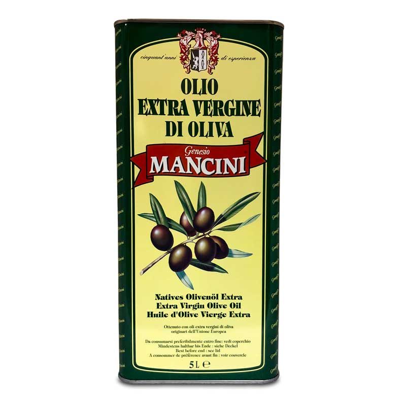 Genesio Mancini Extra Virgin Olive Oil, 5Ltr