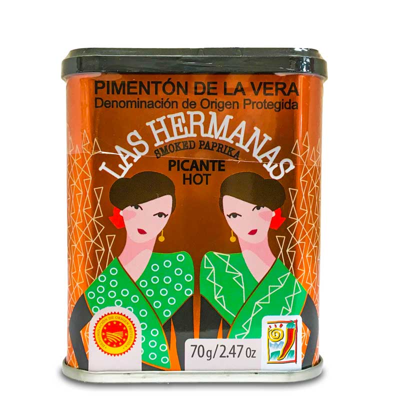 Las Hermanas Smoked Paprika Hot, 70g