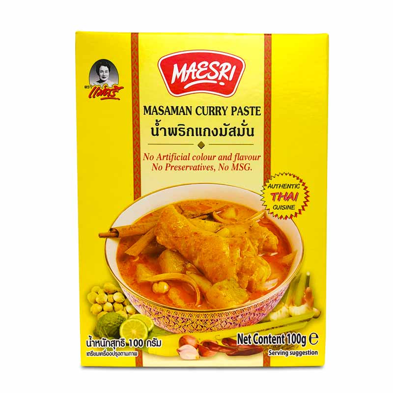 Maesri Thai Masaman Curry Paste, 100g