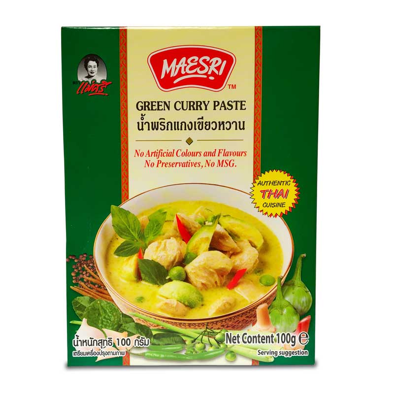 Maesri Green Curry Paste, 100g