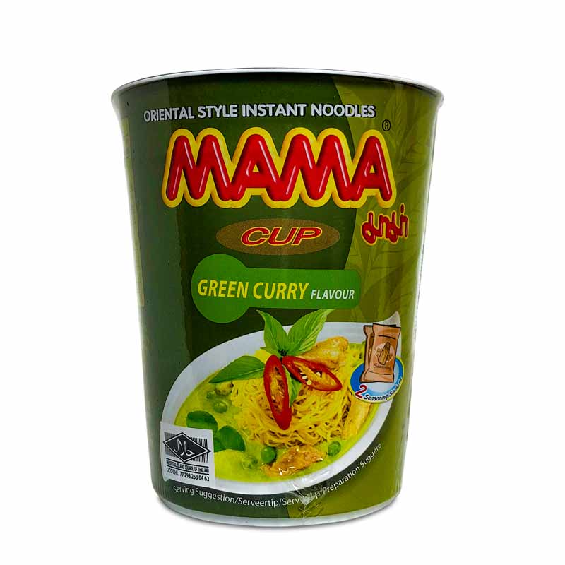 Mama Cup Noodles Green Curry 70g