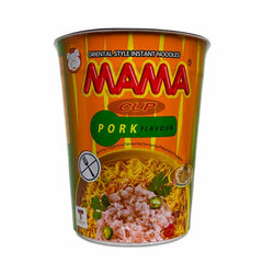 MAMA cup oriental style instant noodles with seafood flavour Stock