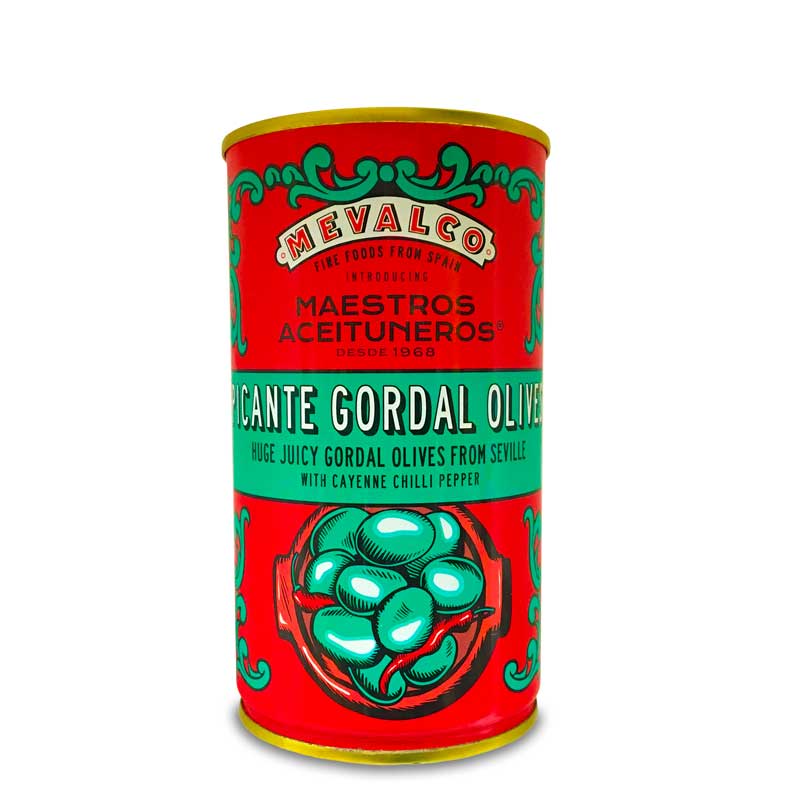 Mevalco Picante Gordal Olives | Spanish Olives from Seville
