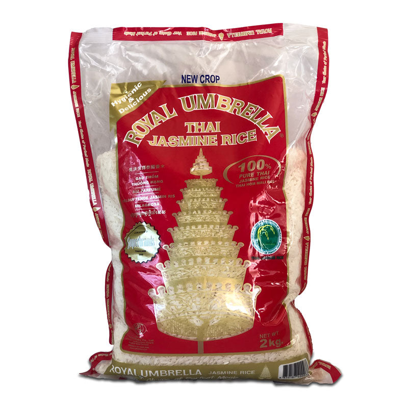 Royal Umbrella Thai Jasmine Fragrant Rice 2kg