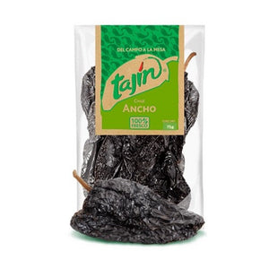 Whole Dried Ancho Chillis, 100g